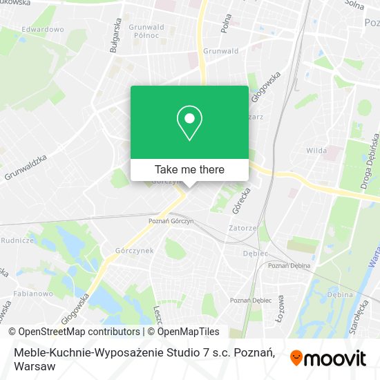 Meble-Kuchnie-Wyposażenie Studio 7 s.c. Poznań map