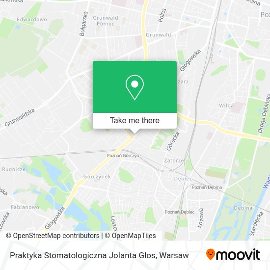 Praktyka Stomatologiczna Jolanta Glos map