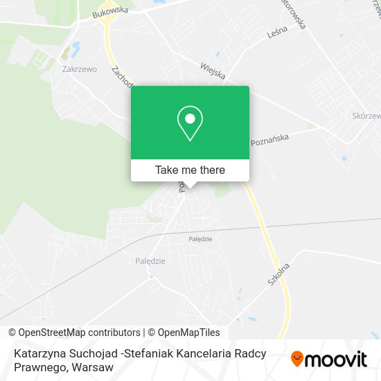 Katarzyna Suchojad -Stefaniak Kancelaria Radcy Prawnego map