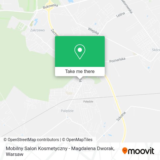 Mobilny Salon Kosmetyczny - Magdalena Dworak map