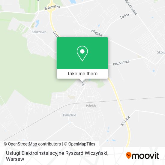 Usługi Elektroinstalacyjne Ryszard Wiczyński map