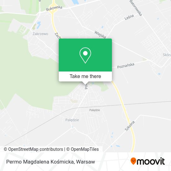 Permo Magdalena Kośmicka map