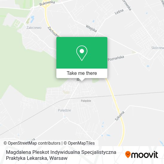 Magdalena Pleskot Indywidualna Specjalistyczna Praktyka Lekarska map