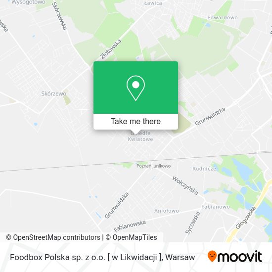 Foodbox Polska sp. z o.o. [ w Likwidacji ] map