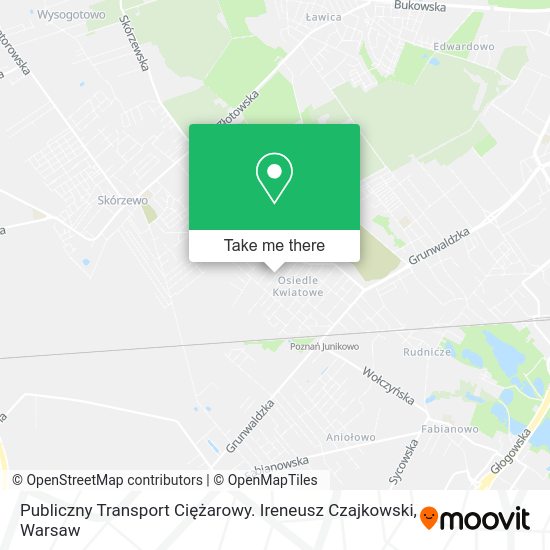 Publiczny Transport Ciężarowy. Ireneusz Czajkowski map