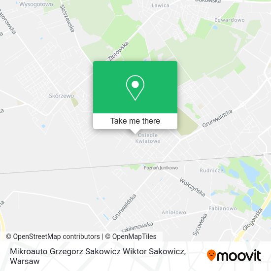 Mikroauto Grzegorz Sakowicz Wiktor Sakowicz map