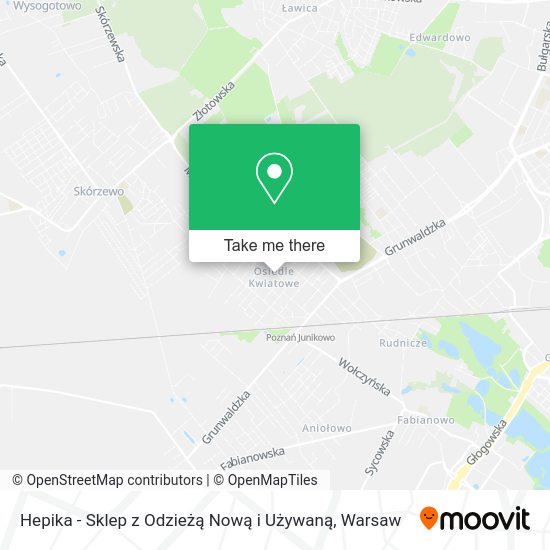 Hepika - Sklep z Odzieżą Nową i Używaną map