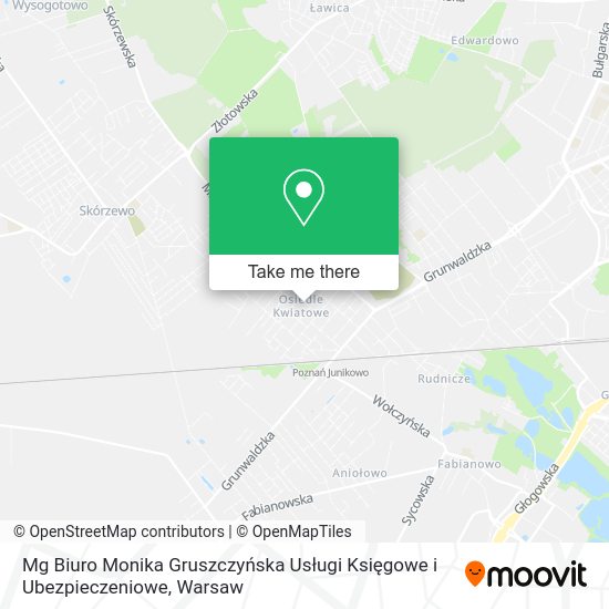 Mg Biuro Monika Gruszczyńska Usługi Księgowe i Ubezpieczeniowe map