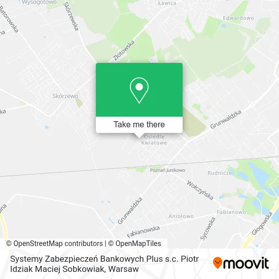 Карта Systemy Zabezpieczeń Bankowych Plus s.c. Piotr Idziak Maciej Sobkowiak