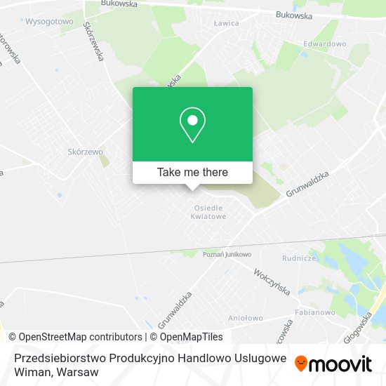 Przedsiebiorstwo Produkcyjno Handlowo Uslugowe Wiman map