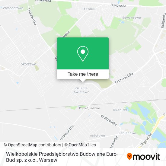 Wielkopolskie Przedsiębiorstwo Budowlane Euro-Bud sp. z o.o. map