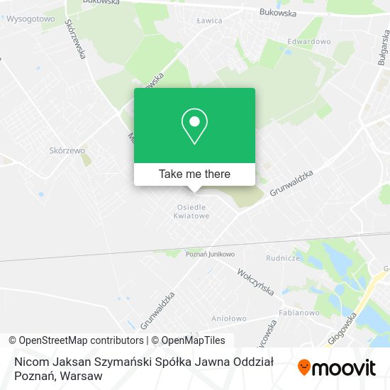 Nicom Jaksan Szymański Spółka Jawna Oddział Poznań map