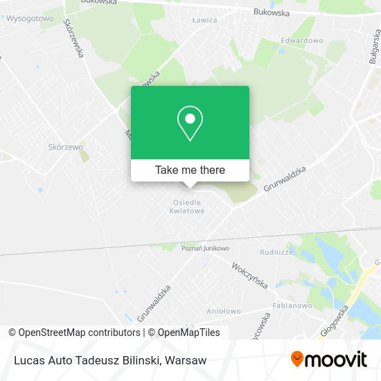 Lucas Auto Tadeusz Bilinski map