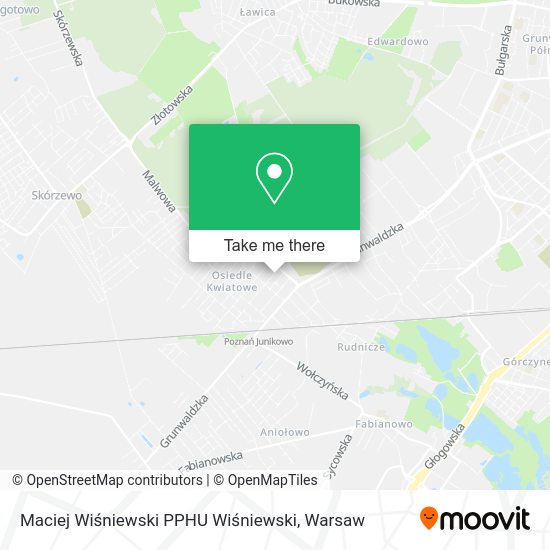 Maciej Wiśniewski PPHU Wiśniewski map