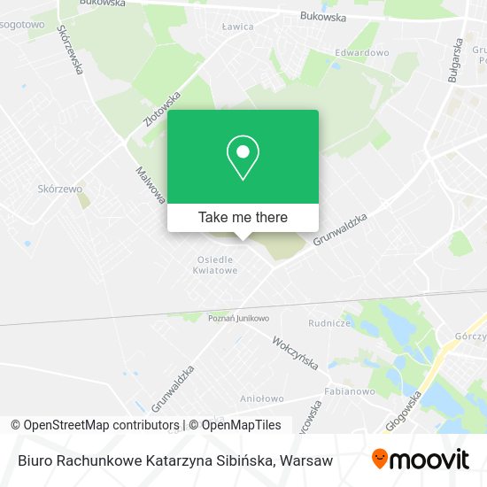 Biuro Rachunkowe Katarzyna Sibińska map