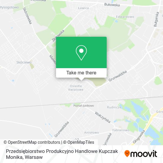 Przedsiębiorstwo Produkcyjno Handlowe Kupczak Monika map