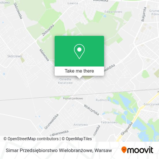 Simar Przedsiębiorstwo Wielobranżowe map