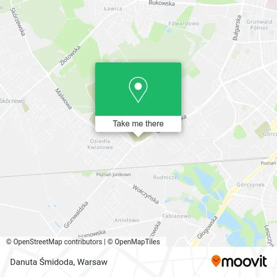 Danuta Śmidoda map