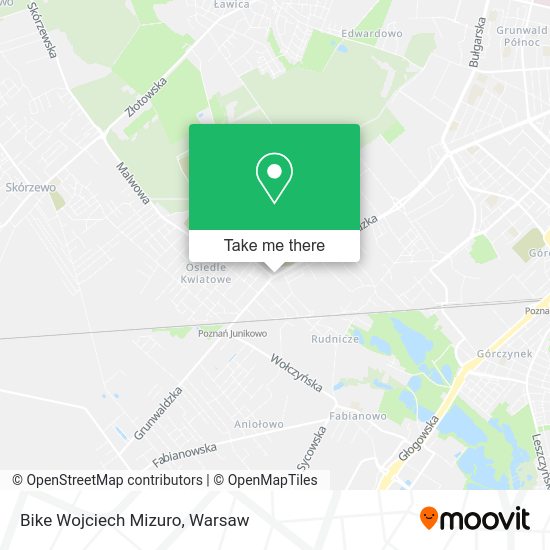 Bike Wojciech Mizuro map