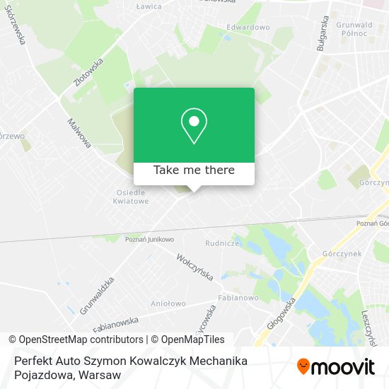 Perfekt Auto Szymon Kowalczyk Mechanika Pojazdowa map