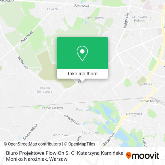 Biuro Projektowe Flow-On S. C. Katarzyna Kamińska Monika Narożniak map