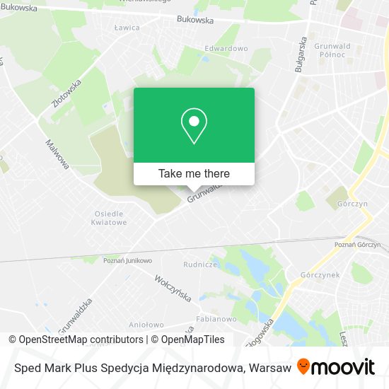 Sped Mark Plus Spedycja Międzynarodowa map