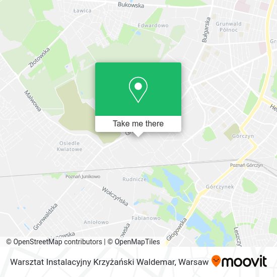 Warsztat Instalacyjny Krzyżański Waldemar map