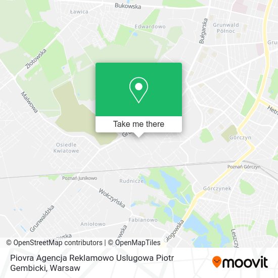 Piovra Agencja Reklamowo Uslugowa Piotr Gembicki map