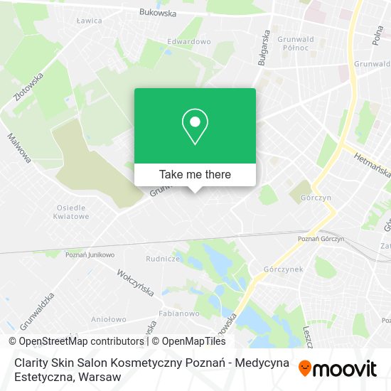 Карта Clarity Skin Salon Kosmetyczny Poznań - Medycyna Estetyczna