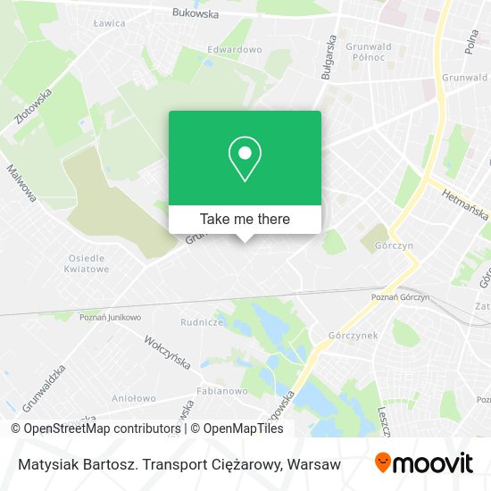 Matysiak Bartosz. Transport Ciężarowy map