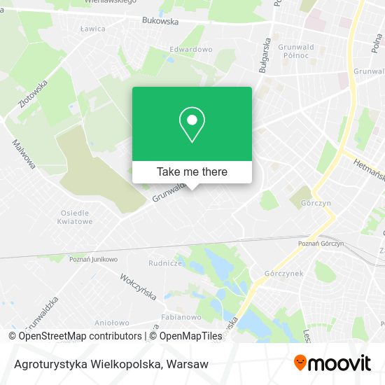 Карта Agroturystyka Wielkopolska