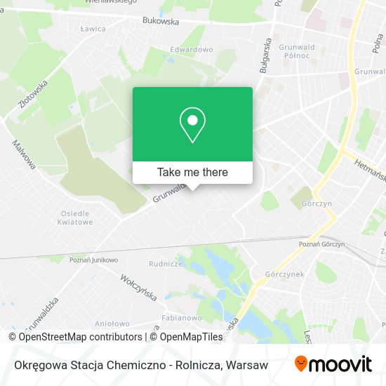 Карта Okręgowa Stacja Chemiczno - Rolnicza