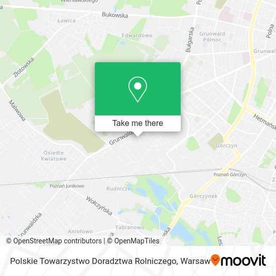 Polskie Towarzystwo Doradztwa Rolniczego map