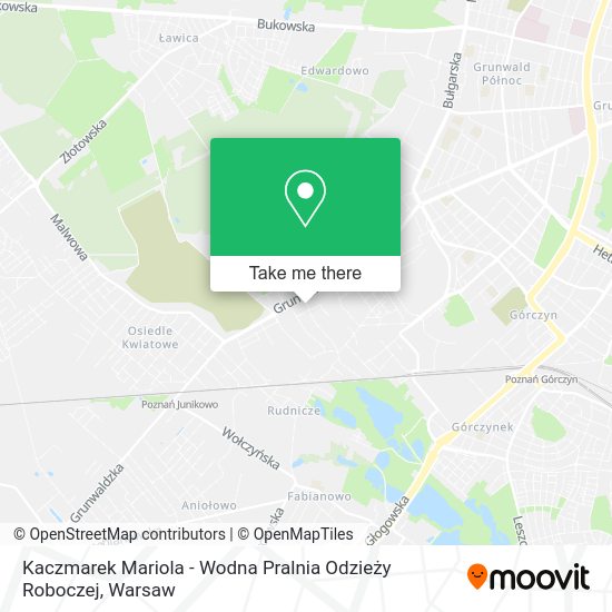 Kaczmarek Mariola - Wodna Pralnia Odzieży Roboczej map