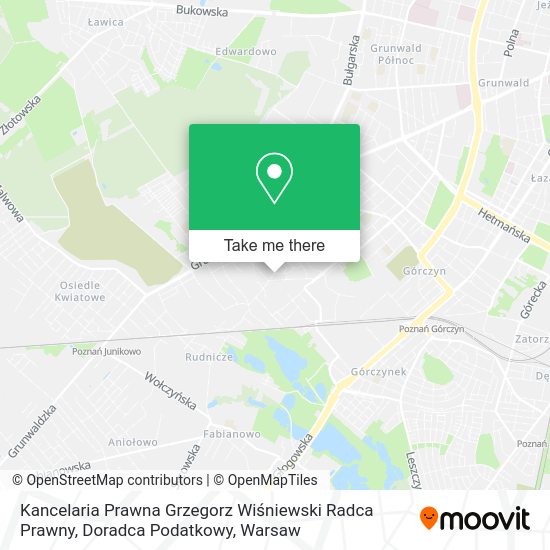 Kancelaria Prawna Grzegorz Wiśniewski Radca Prawny, Doradca Podatkowy map