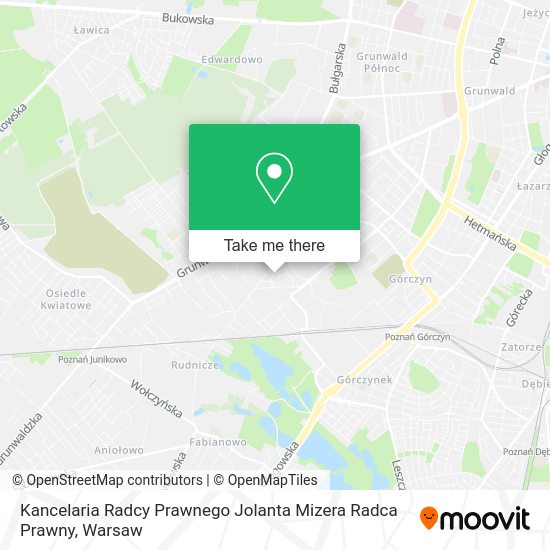 Kancelaria Radcy Prawnego Jolanta Mizera Radca Prawny map