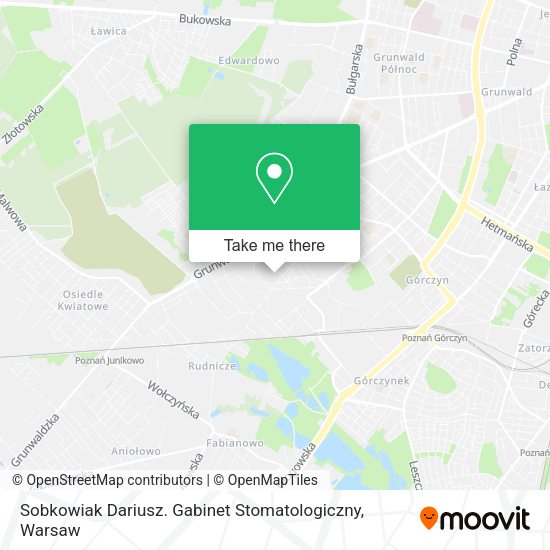 Sobkowiak Dariusz. Gabinet Stomatologiczny map