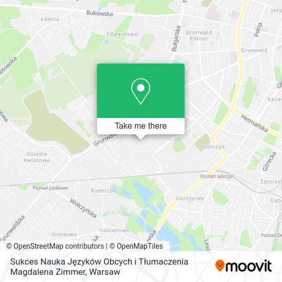 Sukces Nauka Języków Obcych i Tłumaczenia Magdalena Zimmer map