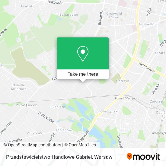 Przedstawicielstwo Handlowe Gabriel map