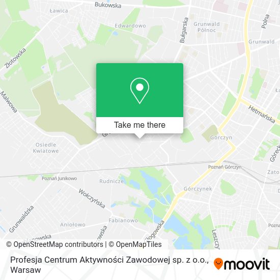 Profesja Centrum Aktywności Zawodowej sp. z o.o. map