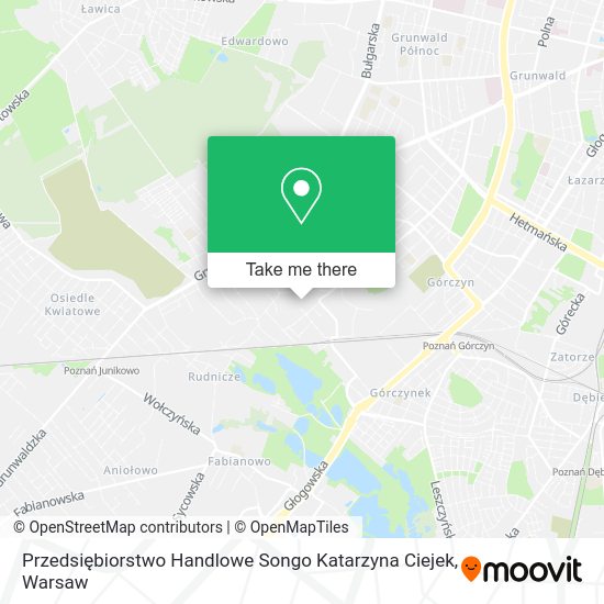 Przedsiębiorstwo Handlowe Songo Katarzyna Ciejek map