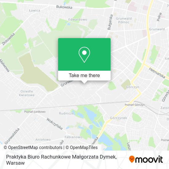 Praktyka Biuro Rachunkowe Małgorzata Dymek map