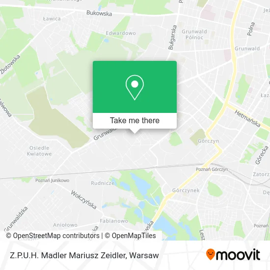 Карта Z.P.U.H. Madler Mariusz Zeidler
