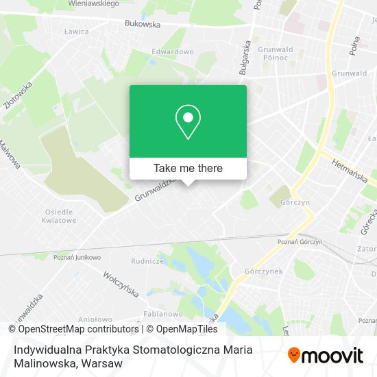 Indywidualna Praktyka Stomatologiczna Maria Malinowska map