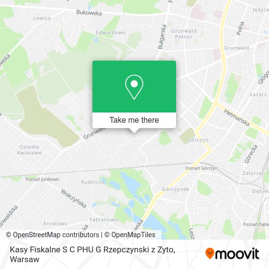 Kasy Fiskalne S C PHU G Rzepczynski z Zyto map