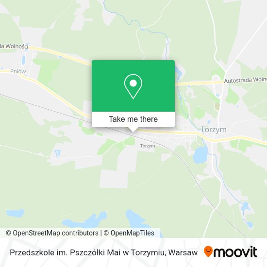 Карта Przedszkole im. Pszczółki Mai w Torzymiu