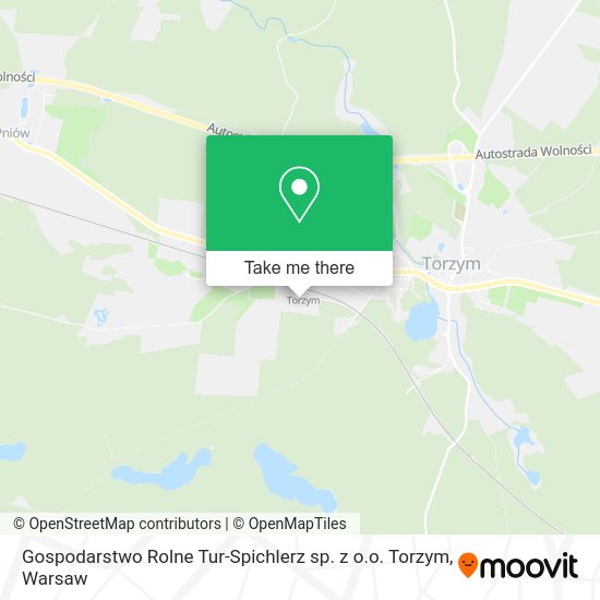 Gospodarstwo Rolne Tur-Spichlerz sp. z o.o. Torzym map