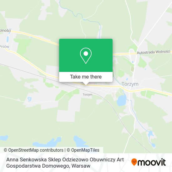 Anna Senkowska Sklep Odziezowo Obuwniczy Art Gospodarstwa Domowego map