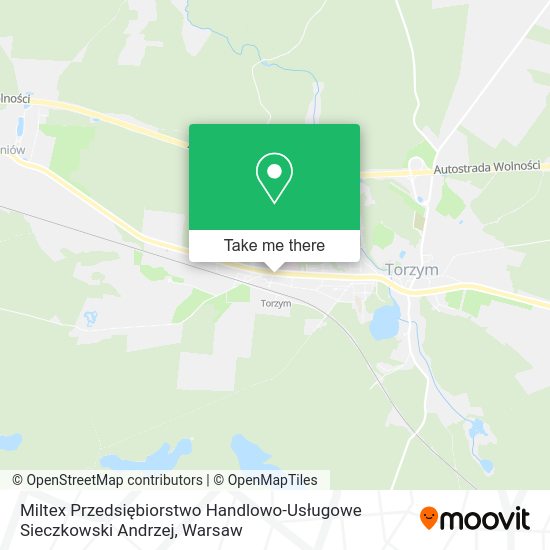 Miltex Przedsiębiorstwo Handlowo-Usługowe Sieczkowski Andrzej map