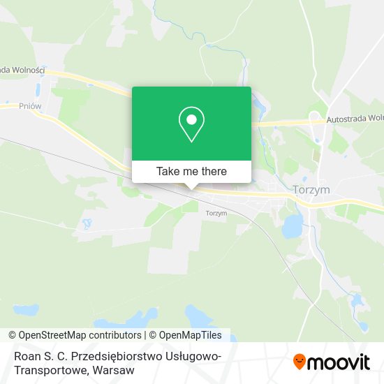 Roan S. C. Przedsiębiorstwo Usługowo-Transportowe map